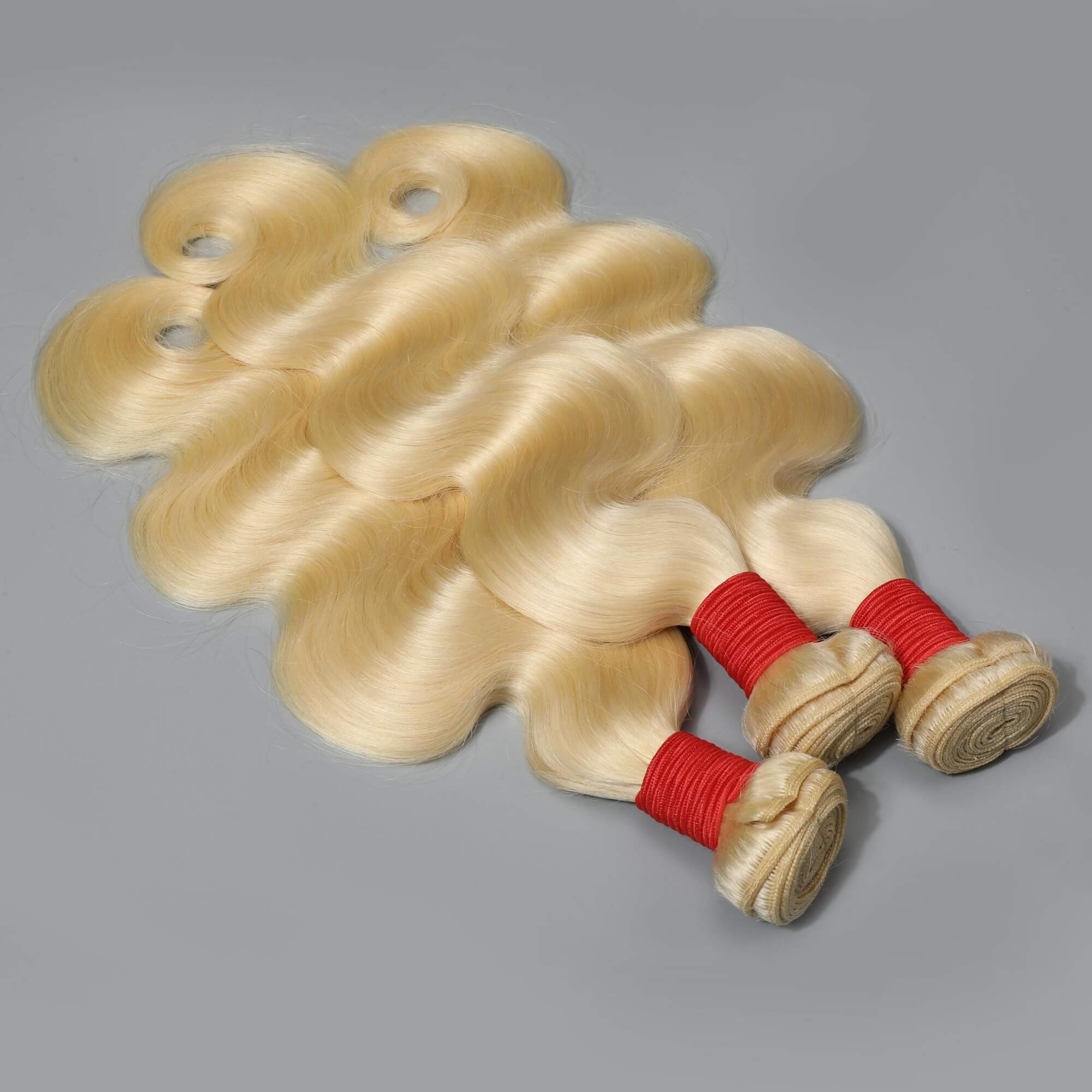 613 blonde body wave human hair bundle 2