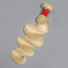 613 blonde body wave human hair bundle