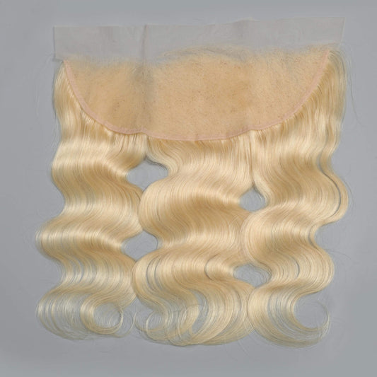 613 blonde body wave human hair lace frontal 1