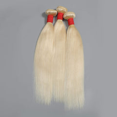 613 blonde straight human hair bundle 2