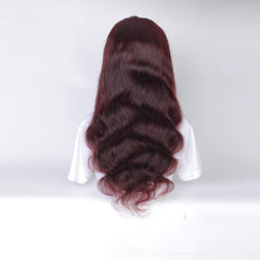 99j body wave transparent lace frontal wig human hair 2