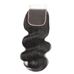 body wave human hair transparent lace closure 1