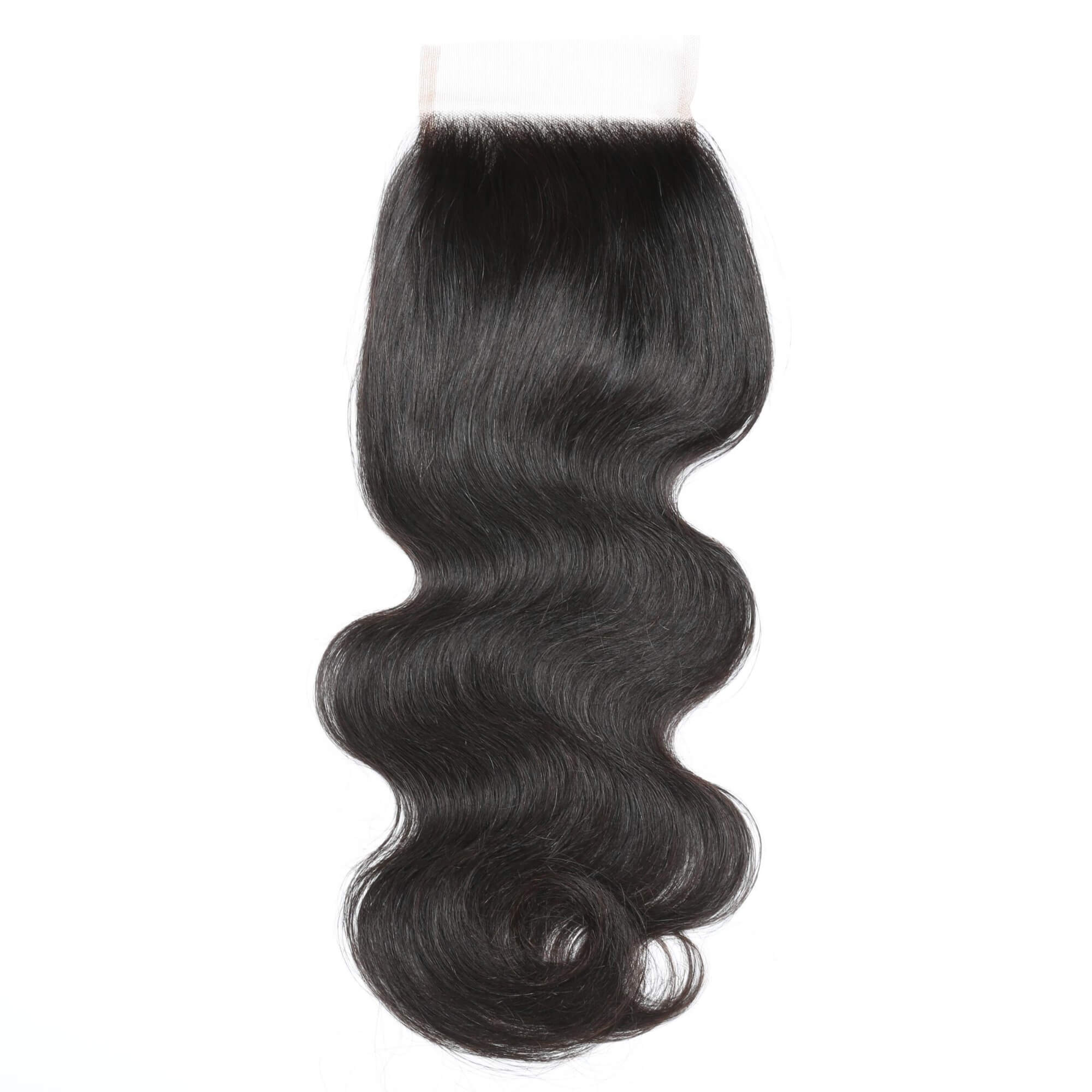 body wave human hair transparent lace closure 2