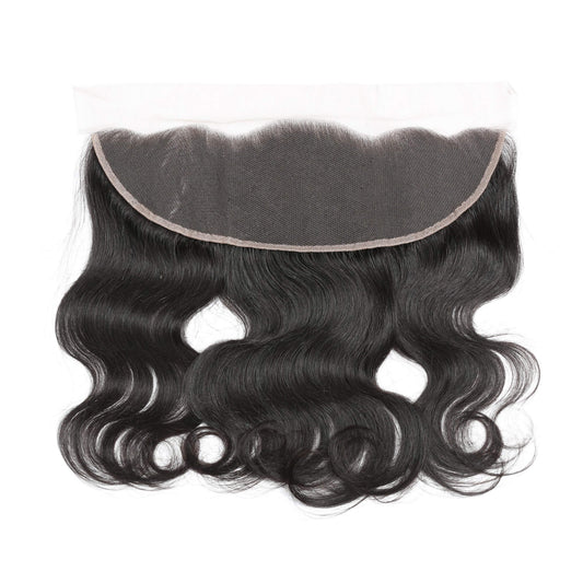 body wave human hair transparent lace frontal