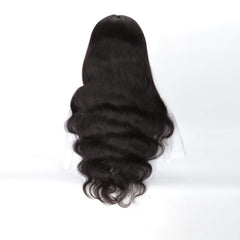 body wave transparent lace closure wig 2