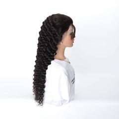 deep wave hd lace frontal wig 2