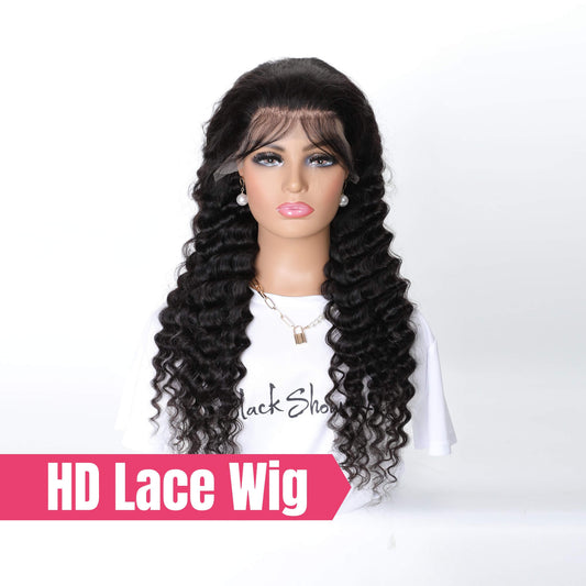 deep wave hd lace frontal wig