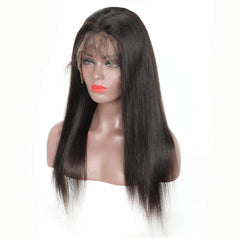 full lace wig straight human hair 1