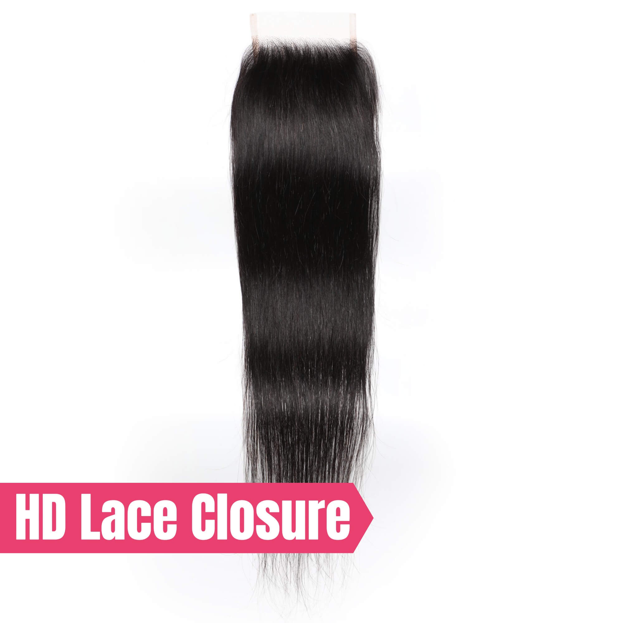 hd lace closure straight human hair