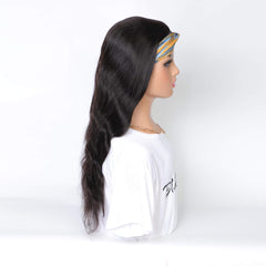 headband wig body wave human hair 1