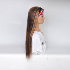 highlight headband wig straight human hair 2