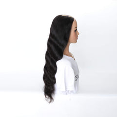 human hair body wave u part wig 1