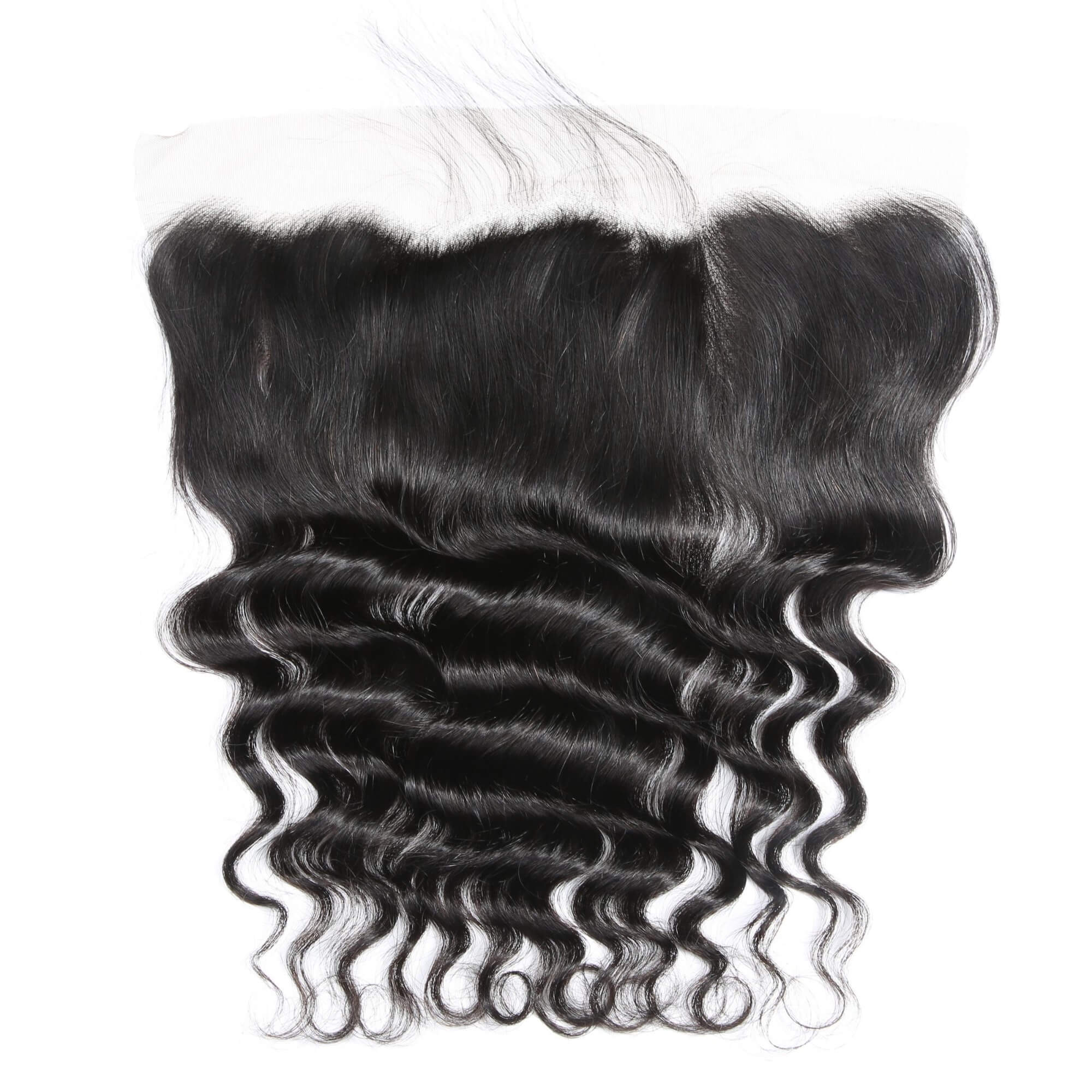 loose deep human hair lace frontal 1