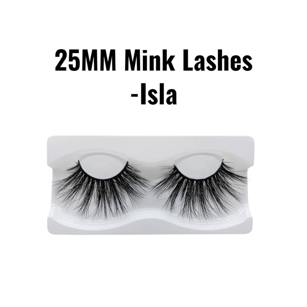 25mm mink lashes Isla