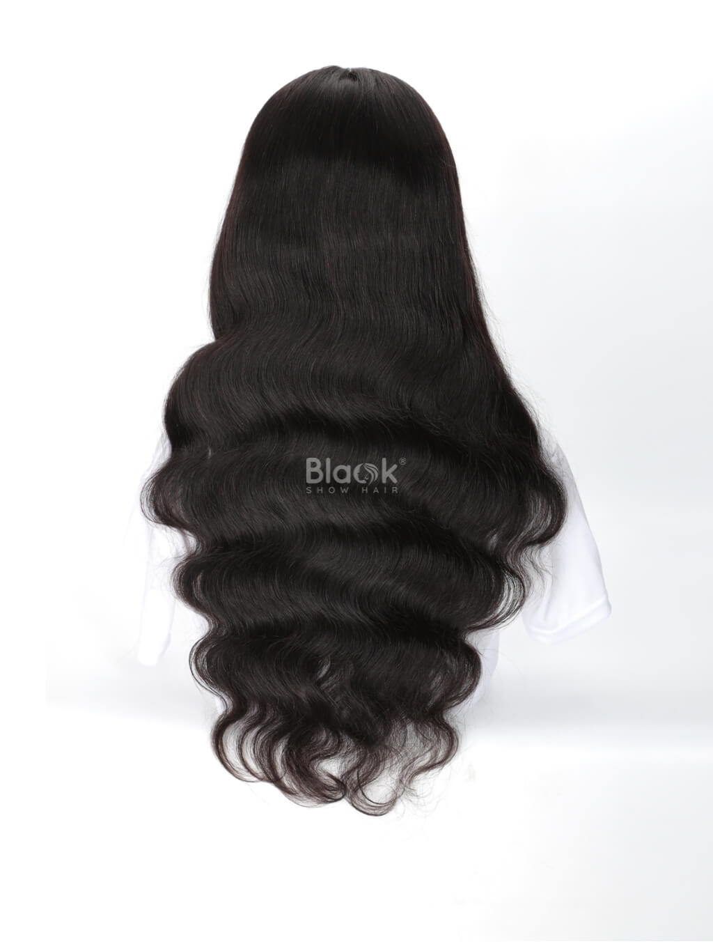 Body Wave Human Hair Per-Plucked Transparent Lace 4x4 Closure Wigs - Black  Show Hair